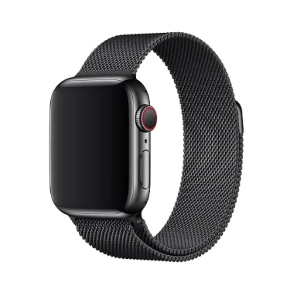 NEW[BAND] BK Milanese Stainless For Apple Watch - Picture 2 of 10